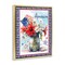 Stupell Industries America Bouquet with Flag Floating Frame, design by Nicole DeCamp